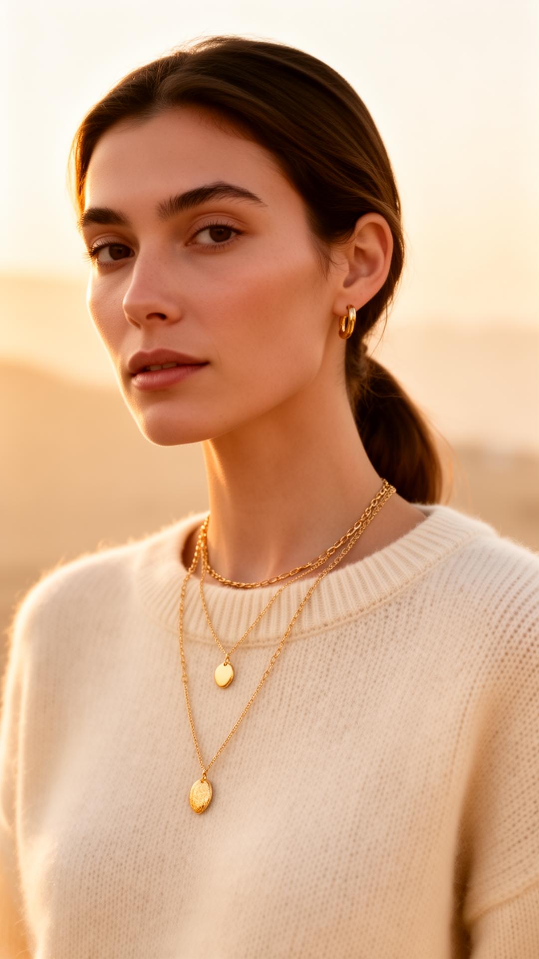 How to layer fine necklaces, the Lumiglow way